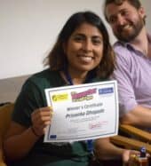 Thank you from Priyanka, winner of Curiosity Zone!